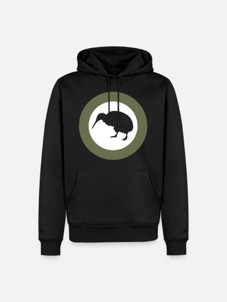 Retro kiwi - Men’s Premium Organic Hoodie - black