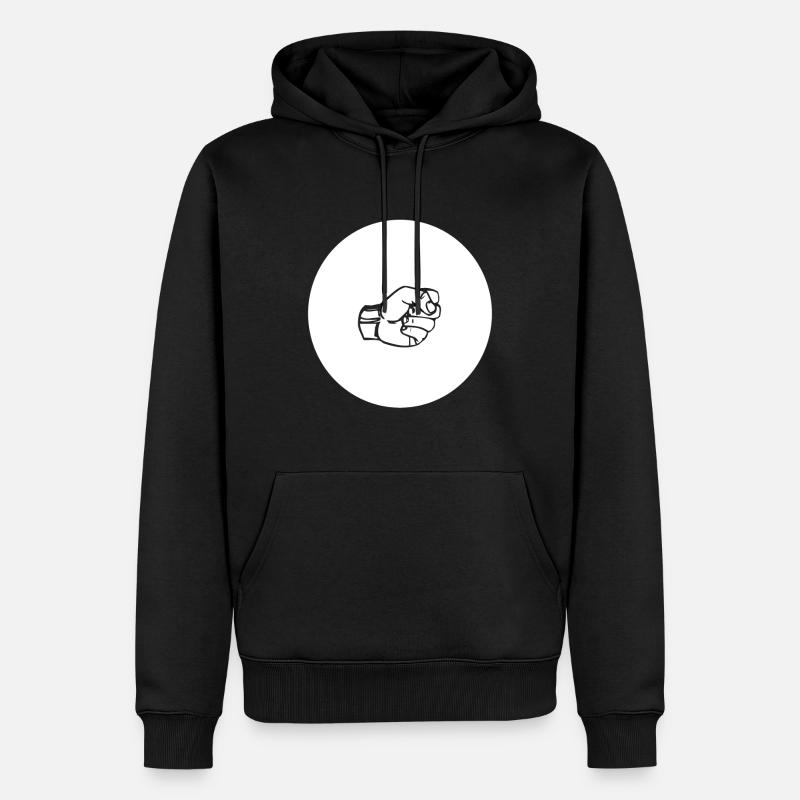STEIN (s) - Sweat à capuche Premium bio Homme - noir