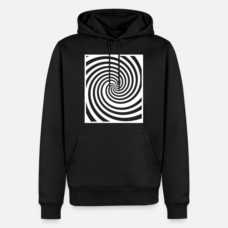 STRUDEL (w) - Männer Premium Bio Hoodie - Schwarz
