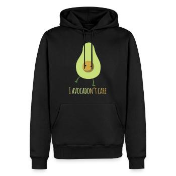 fruit - Men’s Premium Organic Hoodie - black - Front - Nico (187cm)