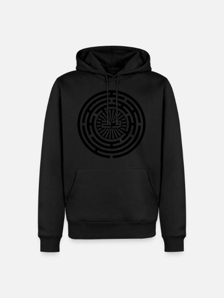 Tekno Maze 23 - Men’s Premium Organic Hoodie - black