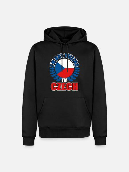 République tchèque - Sweat à capuche Premium bio Homme - noir