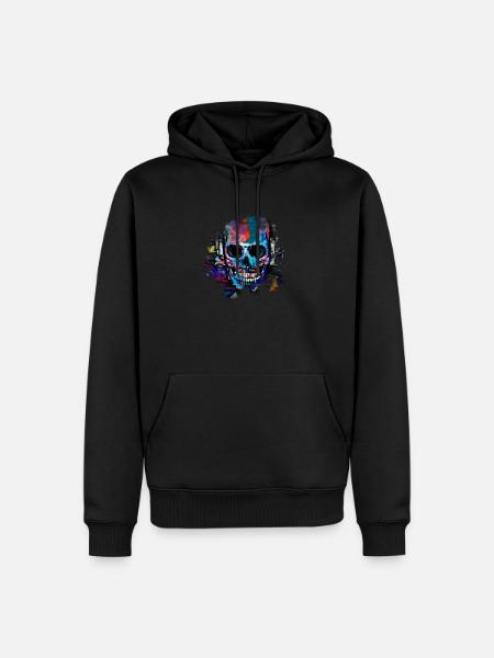 Graffiti - Sweat à capuche Premium bio Homme - noir