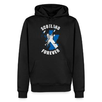 Schottland - Männer Premium Bio Hoodie - Schwarz - Vorne - Nico (187cm)