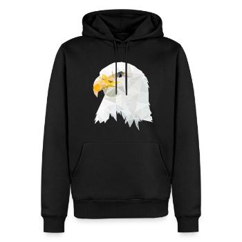 aigle - Sweat à capuche Premium bio Homme - noir - Devant - Nico (187cm)