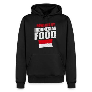 Bali Indonésie Drapeau Origine Nationalité Etat - Sweat à capuche Premium bio Homme - noir - Devant - Nico (187cm)