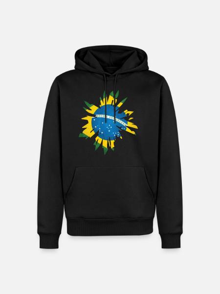Brazil - Men’s Premium Organic Hoodie - black