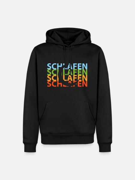 sleep - Men’s Premium Organic Hoodie - black