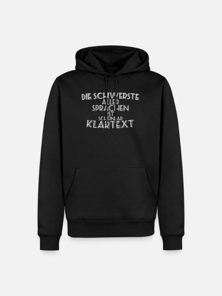 Inspiration - Männer Premium Bio Hoodie - Schwarz