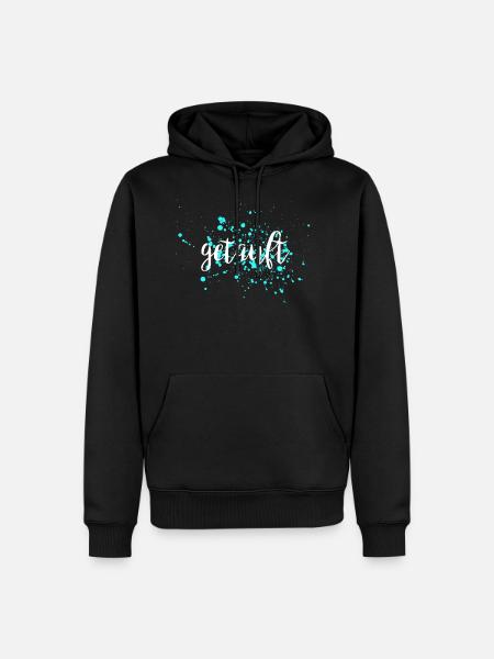 Taufe - Männer Premium Bio Hoodie - Schwarz