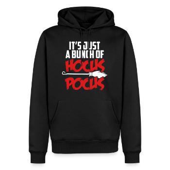 Hocus Pocus Zauber Zauberei Magie Halloween Hexe - Männer Premium Bio Hoodie - Schwarz - Vorne - Nico (187cm)