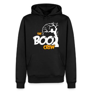 Die Buh Crew Halloween Freunde Süßigkeiten sammeln - Männer Premium Bio Hoodie - Schwarz - Vorne - Nico (187cm)