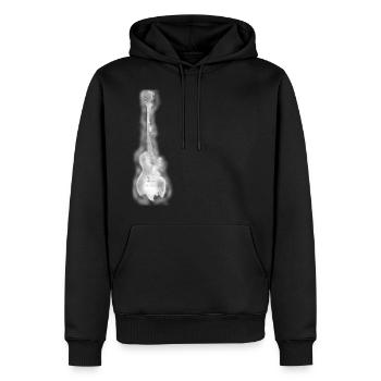 Elektrogitarre, guitar - Männer Premium Bio Hoodie - Schwarz - Vorne - Nico (187cm)