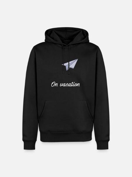On vacation - Men’s Premium Organic Hoodie - black