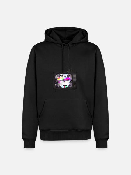 No Signal - Men’s Premium Organic Hoodie - black