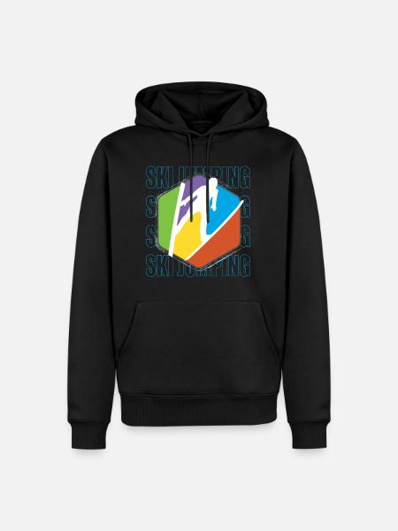 Ski jumping - Men’s Premium Organic Hoodie - black