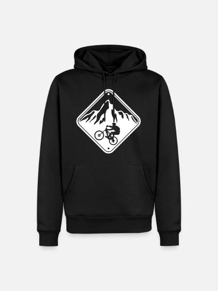 bicycle - Men’s Premium Organic Hoodie - black