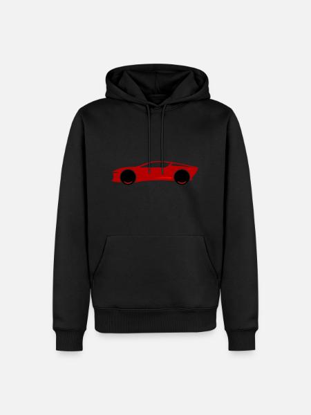 Sportwagen - Männer Premium Bio Hoodie - Schwarz
