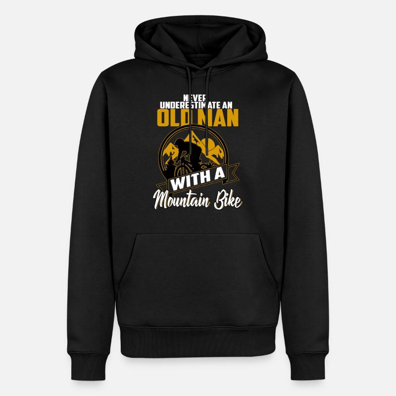 VTT VTT VTT - Sweat à capuche Premium bio Homme - noir