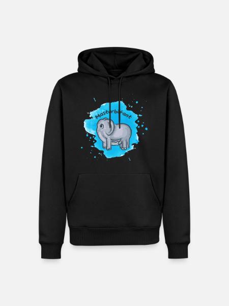 Masturbifant - Men’s Premium Organic Hoodie - black
