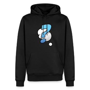 Comic Comicstyle Comic-Strips Comics - Männer Premium Bio Hoodie - Schwarz - Vorne - Nico (187cm)