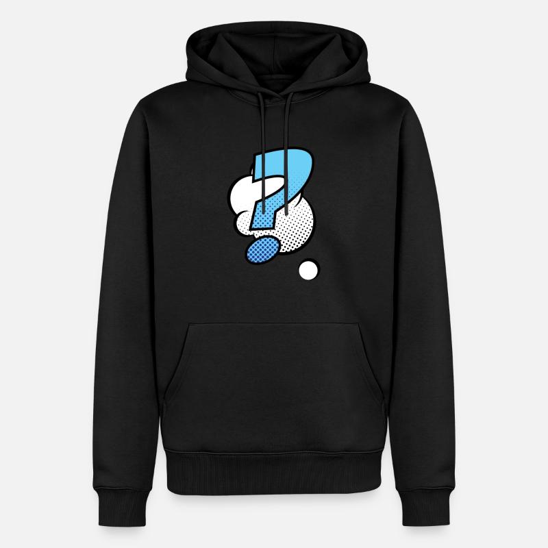 Comic Comic Style Comic Comics - Sweat à capuche Premium bio Homme - noir