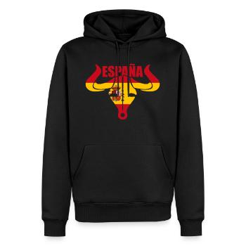 Spanien Stier Stierkampf Torero Matador spanisch - Männer Premium Bio Hoodie - Schwarz - Vorne - Nico (187cm)
