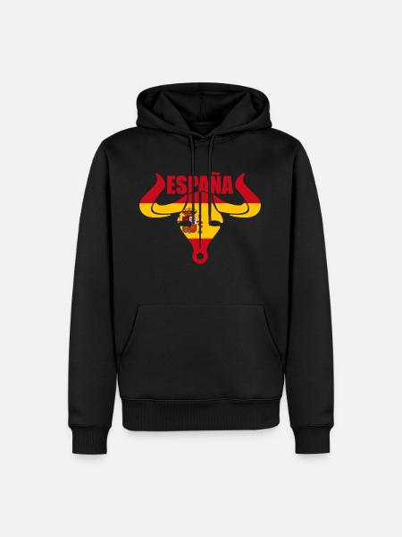 Spain Bull Bullfighting Torero Matador Spanish - Men’s Premium Organic Hoodie - black