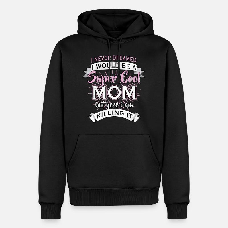 Beste Mutter Mama - Männer Premium Bio Hoodie - Schwarz