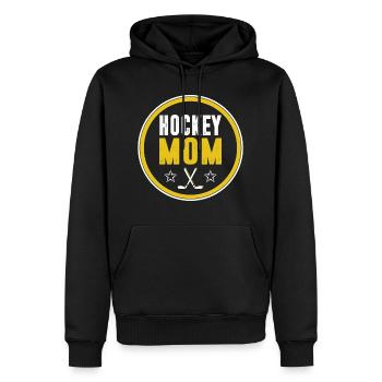 Hockey Mom Hockeyschläger Eishockey Mama Mutter - Männer Premium Bio Hoodie - Schwarz - Vorne - Nico (187cm)
