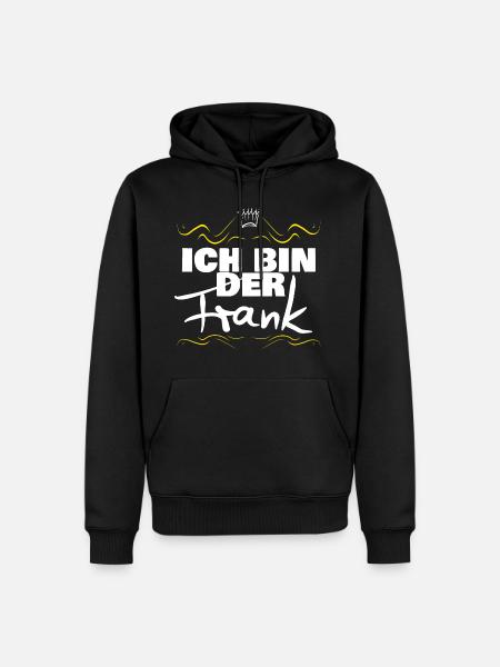Koenig Frank Name - Männer Premium Bio Hoodie - Schwarz