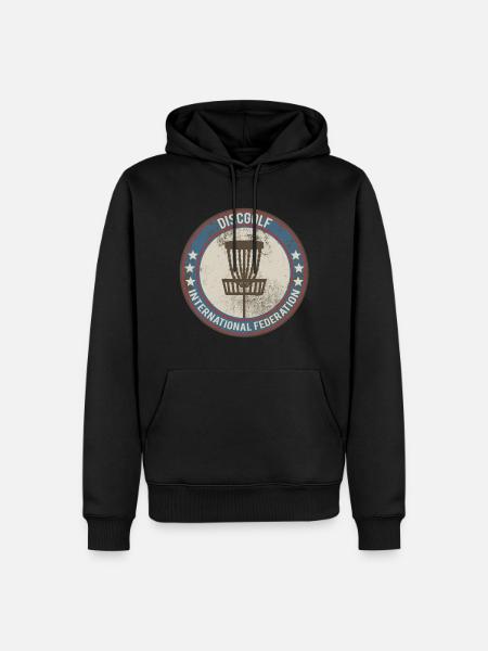 disc golf sport - Men’s Premium Organic Hoodie - black