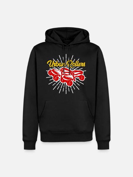 roller skates - Men’s Premium Organic Hoodie - black