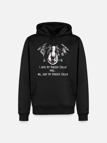Border Collie 12 2018 03 - Herre Premium økologisk hoodie - sort