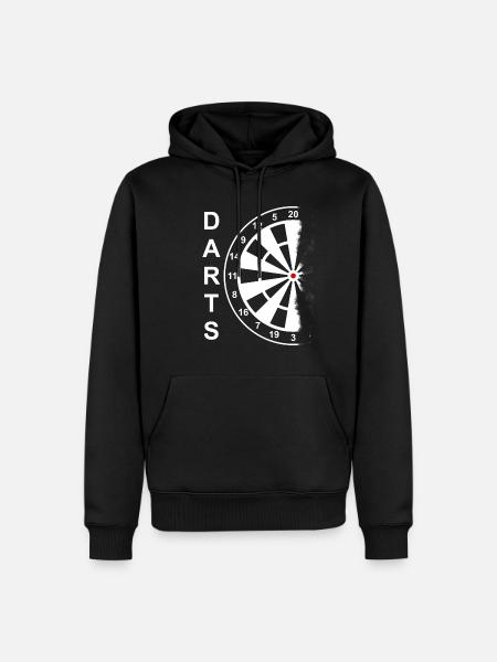 Darts dartboard - Men’s Premium Organic Hoodie - black