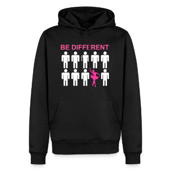 Ballett Tänzerin - Männer Premium Bio Hoodie - Schwarz - Vorne - Nico (187cm)