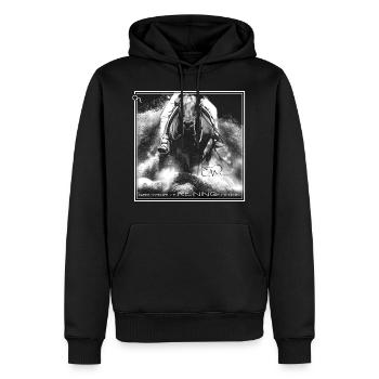 Greyhorse Reining Edition avec EM Photography - Sweat à capuche Premium bio Homme - noir - Devant - Nico (187cm)