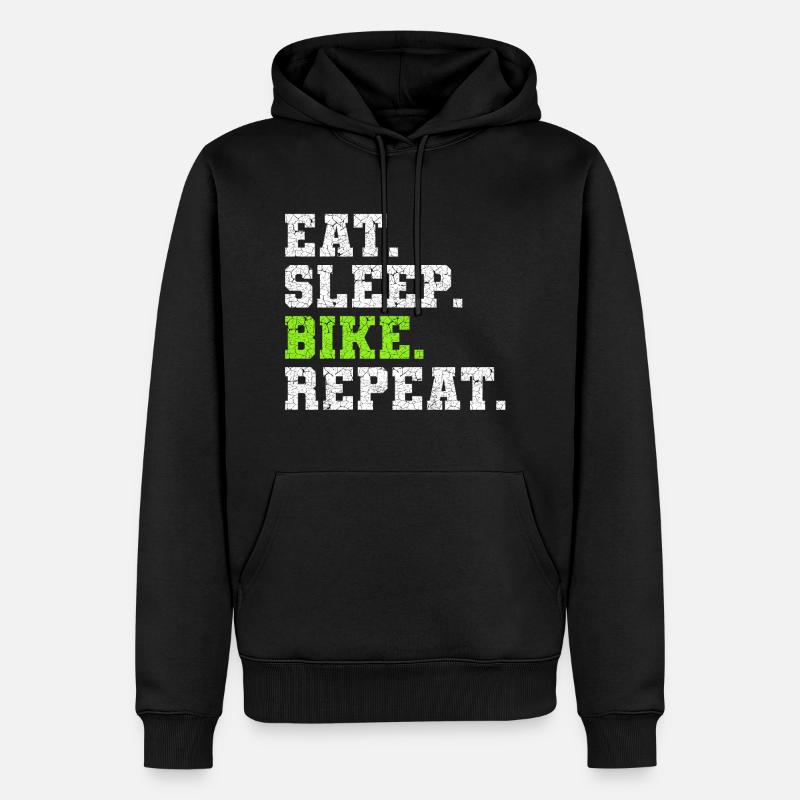 Biker - Sweat à capuche Premium bio Homme - noir
