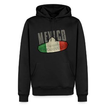 Mexico Sombrero - Männer Premium Bio Hoodie - Schwarz - Vorne - Nico (187cm)