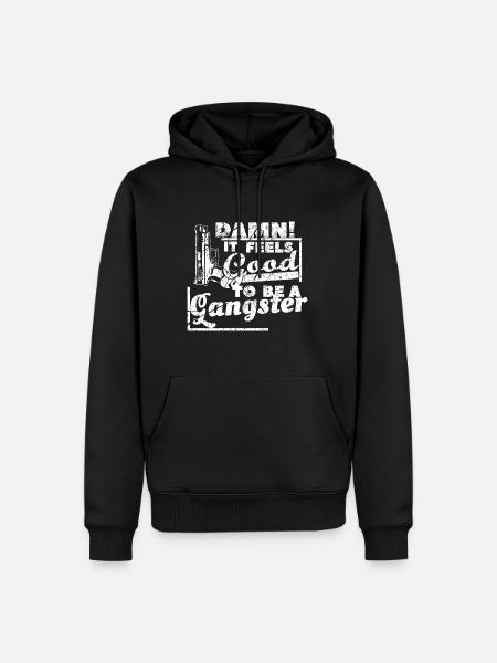 Gangster saying - Men’s Premium Organic Hoodie - black