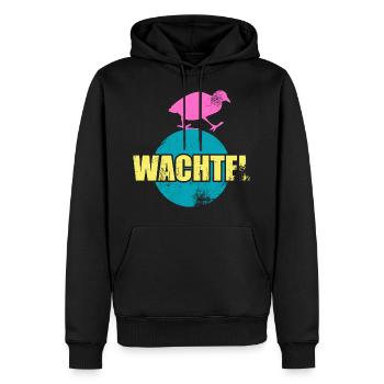 Quail eggs reeds - Men’s Premium Organic Hoodie - black - Front - Nico (187cm)