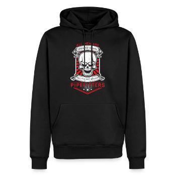 Rohrleger Rohrschlosser Installateur Installateur - Männer Premium Bio Hoodie - Schwarz - Vorne - Nico (187cm)