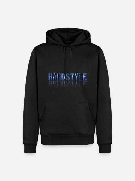 Hardstyle - Men’s Premium Organic Hoodie - black