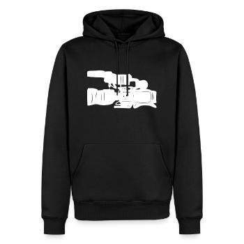 Movie camera. Camera operator. gift - Men’s Premium Organic Hoodie - black - Front - Nico (187cm)