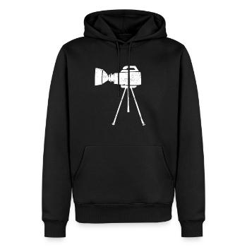 film movie kamera - Männer Premium Bio Hoodie - Schwarz - Vorne - Nico (187cm)