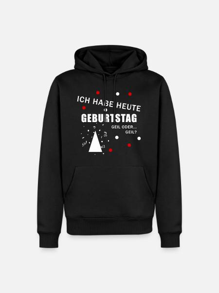 Today birthday - Men’s Premium Organic Hoodie - black