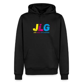 Jung Liberal Handsome - FDP JuLis Liberté - Sweat à capuche Premium bio Homme - noir - Devant - Nico (187cm)