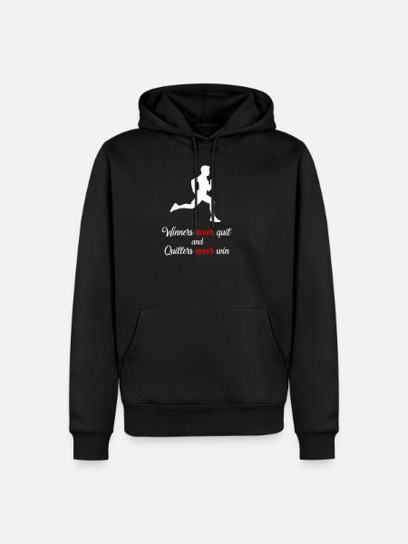 Sports Motivation - Men’s Premium Organic Hoodie - black