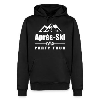Après Ski Party Tour - Männer Premium Bio Hoodie - Schwarz - Vorne - Nico (187cm)
