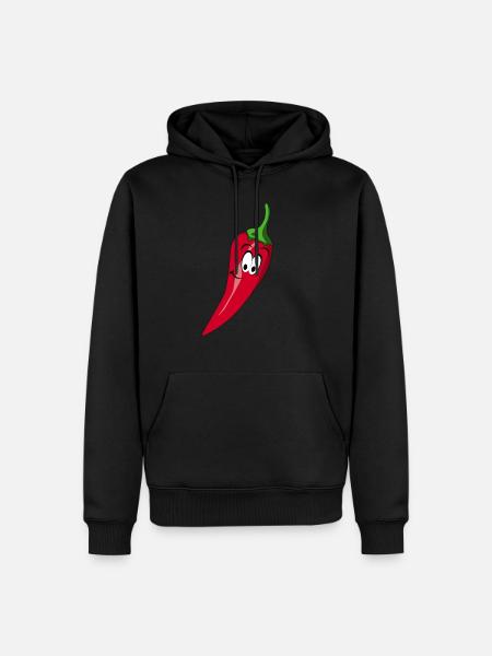 Chilli - Men’s Premium Organic Hoodie - black